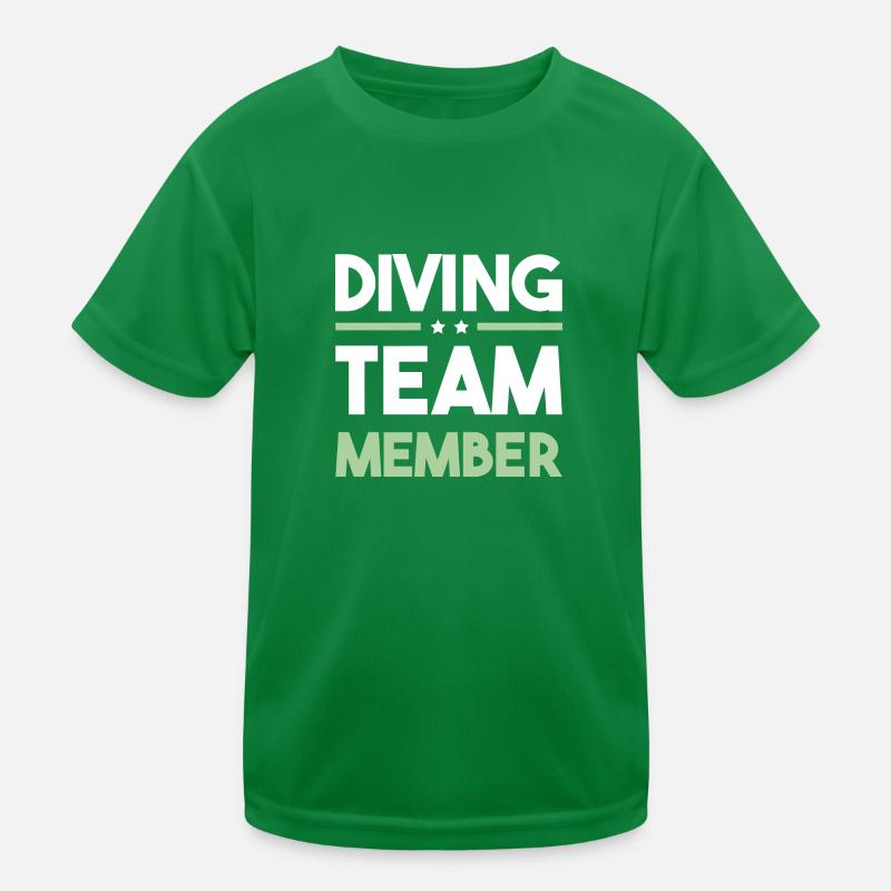 Équipe de plongée T-shirt sport Enfant