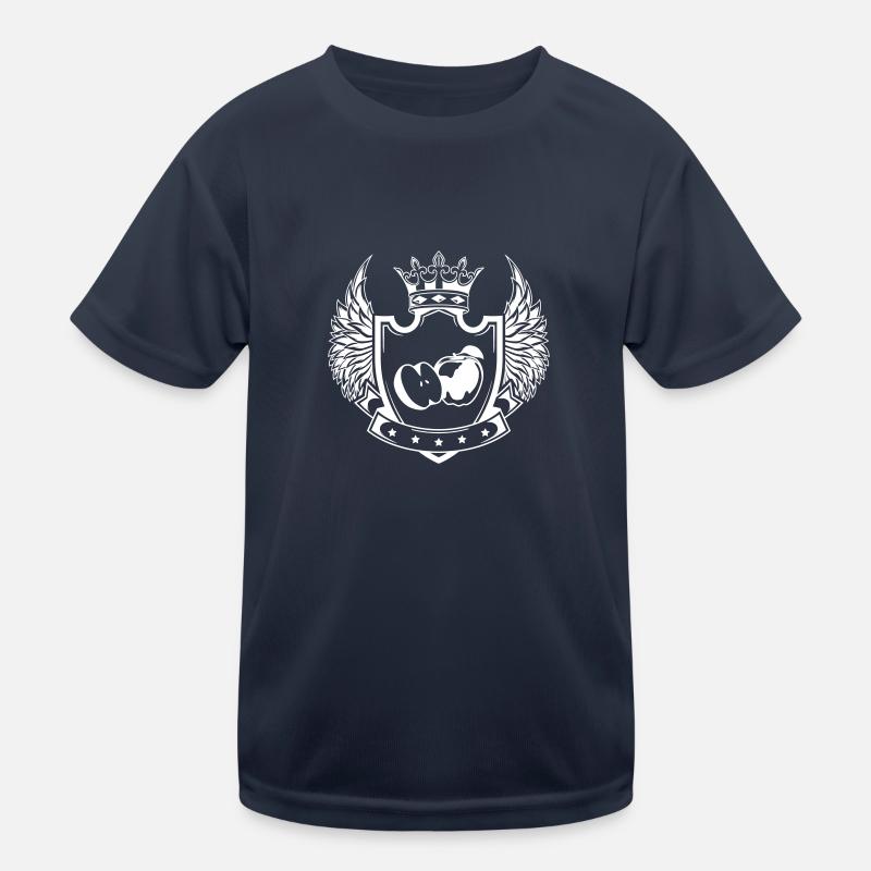 Apfel schild Kinder Funktions-T-Shirt