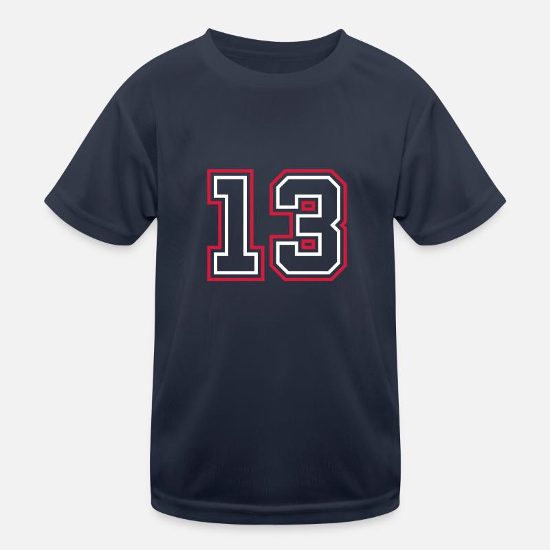 13 Numéro de numéro T-shirt sport Enfant