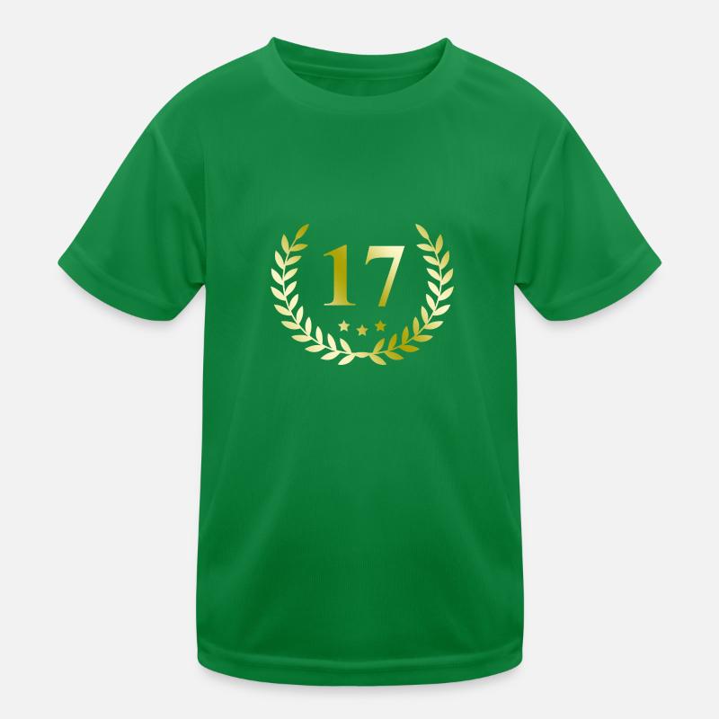 17 Number wreath Kids Functional T-Shirt