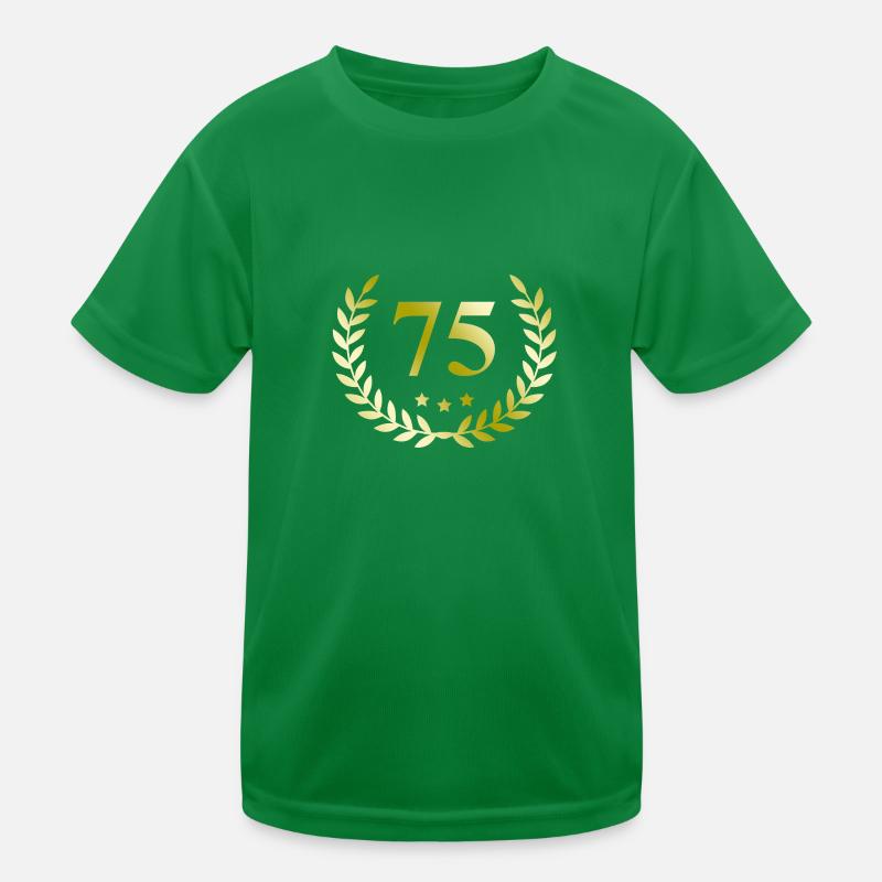 75 Couronne numérique T-shirt sport Enfant