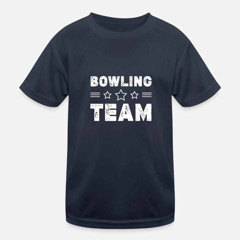 Bowling Team Kinder Funktions-T-Shirt