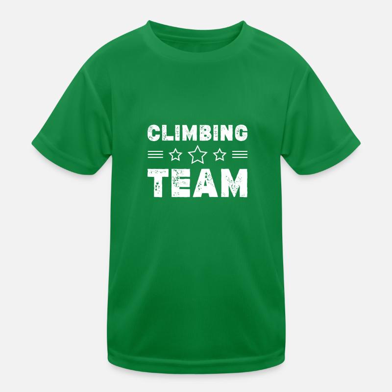 Climbing Team Kinder Funktions-T-Shirt