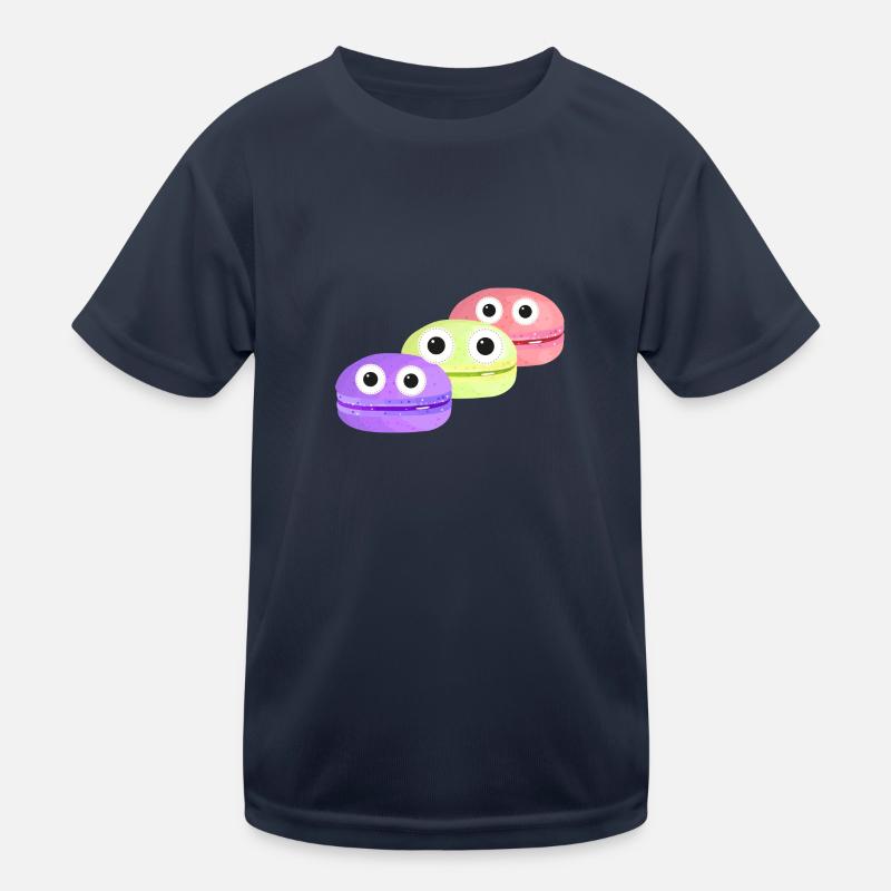 macarons,pastries,biscuits,comic Kids Functional T-Shirt