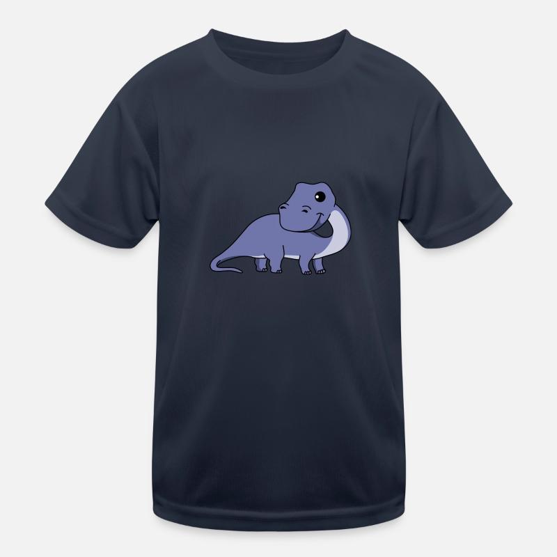 Dinosaur brontosaurus Comic Kids Functional T-Shirt