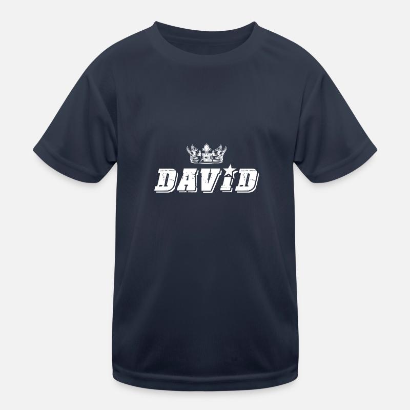 David Kinder Funktions-T-Shirt