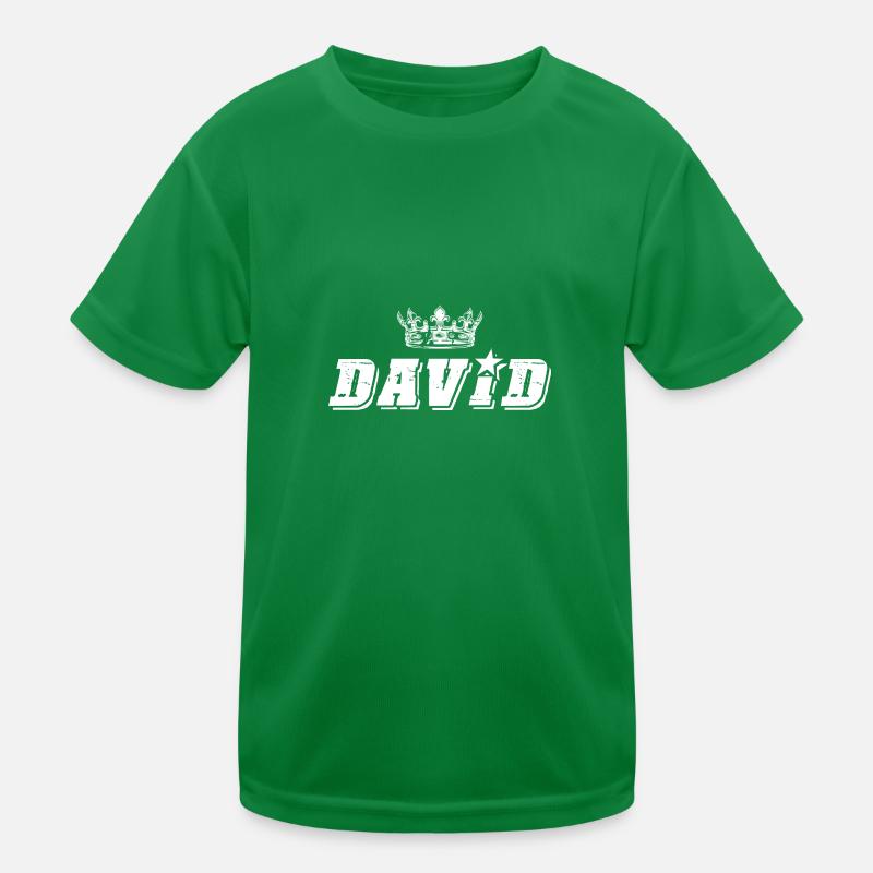 David Kinder Funktions-T-Shirt