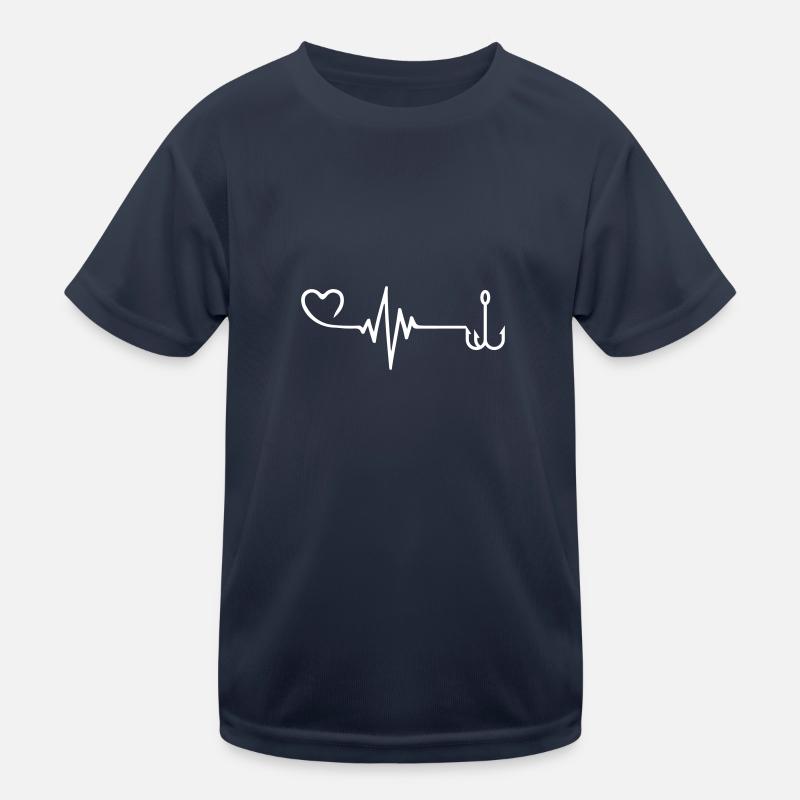 Fish hook pulse Kids Functional T-Shirt