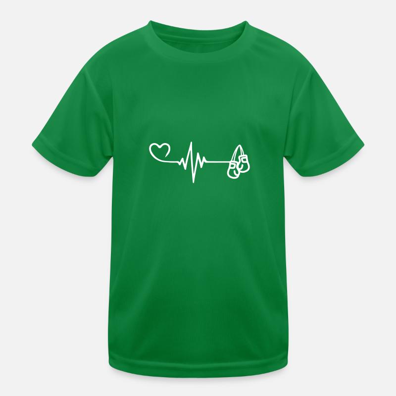 Boxen Boxhandschuhe Puls Liebe Kinder Funktions-T-Shirt