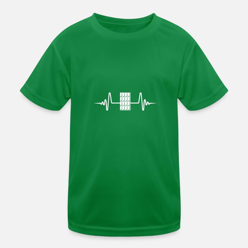 Icône de chocolat pulse T-shirt sport Enfant