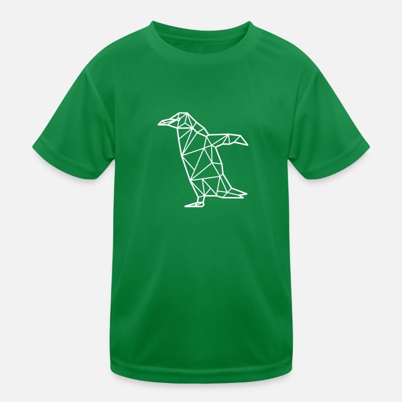 Pinguin Polygon Kinder Funktions-T-Shirt