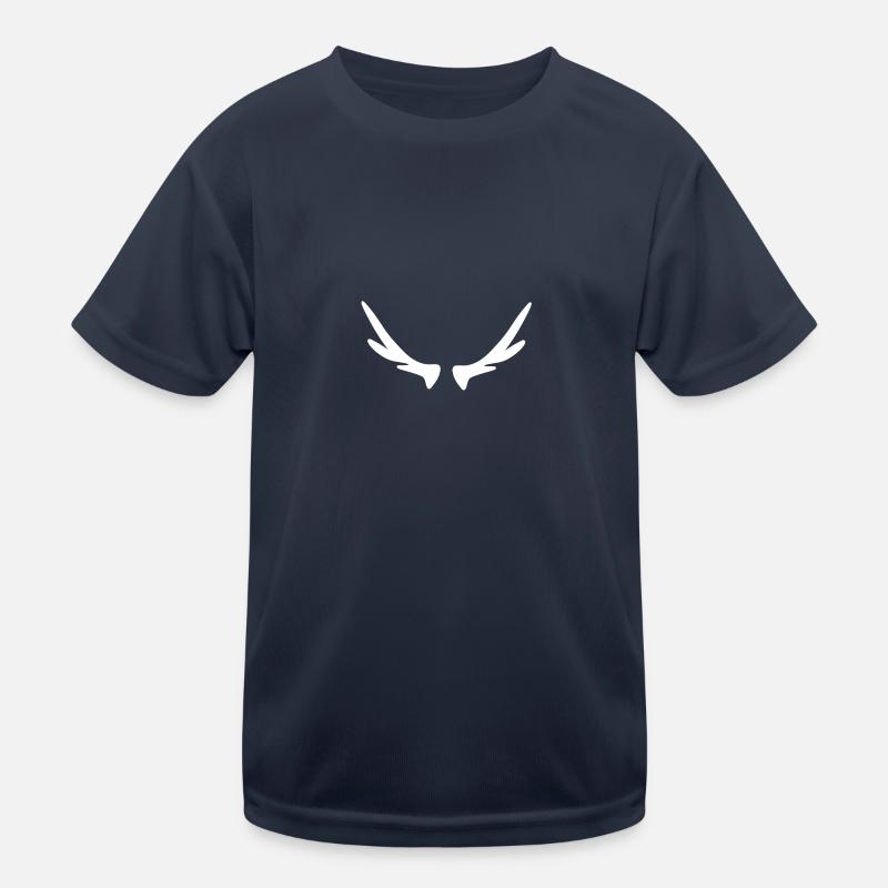 Geweih Hirschgeweih Kinder Funktions-T-Shirt
