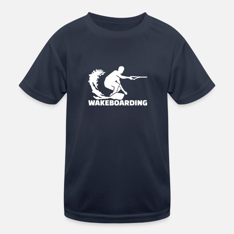 Wakeboarding Kids Functional T-Shirt