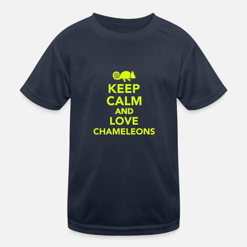 Chamäleon Kinder Funktions-T-Shirt