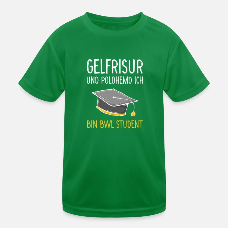 BWL Student Abschluss Bachelor Geschenk Kinder Funktions-T-Shirt