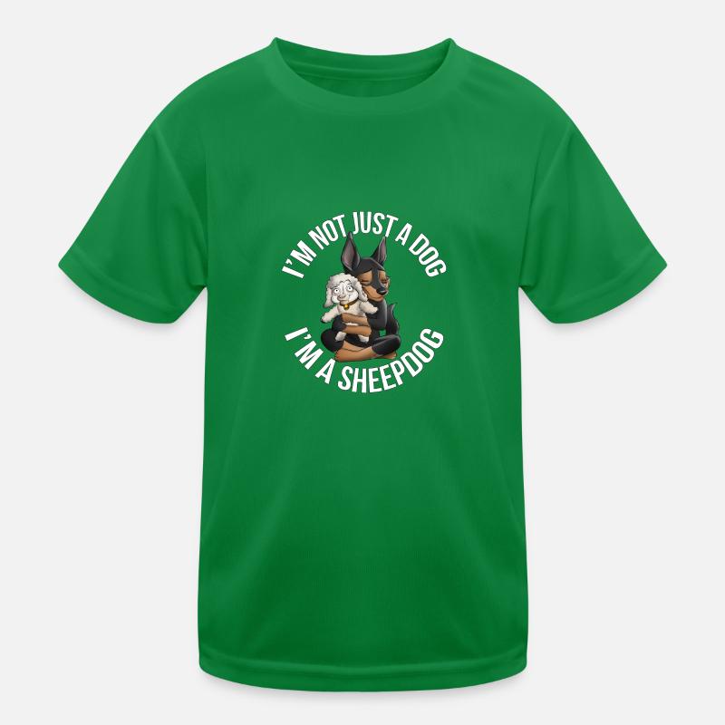 Kelpie Sheep Black Fire Kids Functional T-Shirt