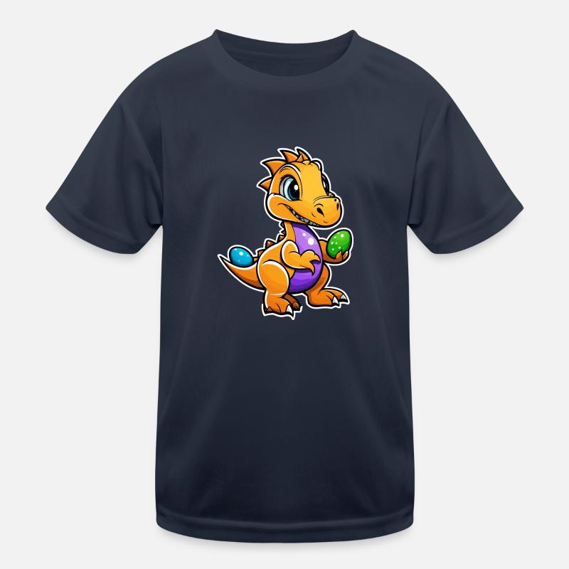 Dinosaur Easter Eggs Easter Kids Functional T-Shirt