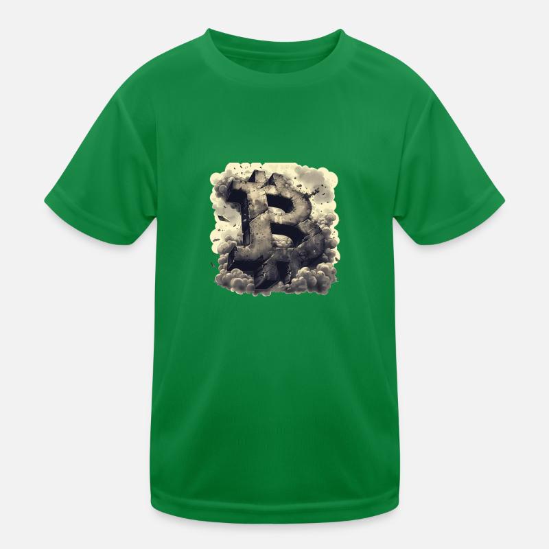 Designs crypto, rétro et minimalistes Bitcoin T-shirt sport Enfant