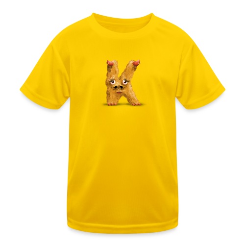 Buchstabe K - Kinder Funktions-T-Shirt