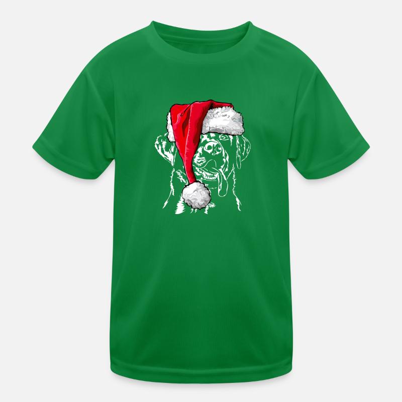 Santa Labrador Chiens Labbi Wilsigns T-shirt sport Enfant