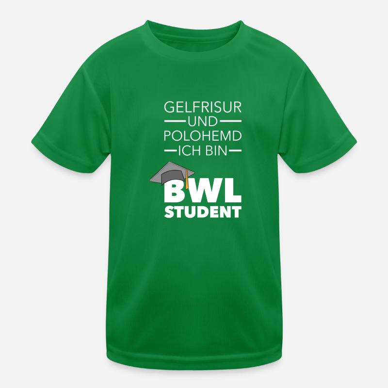 BWL Student Bachelor Geschenk Kinder Funktions-T-Shirt