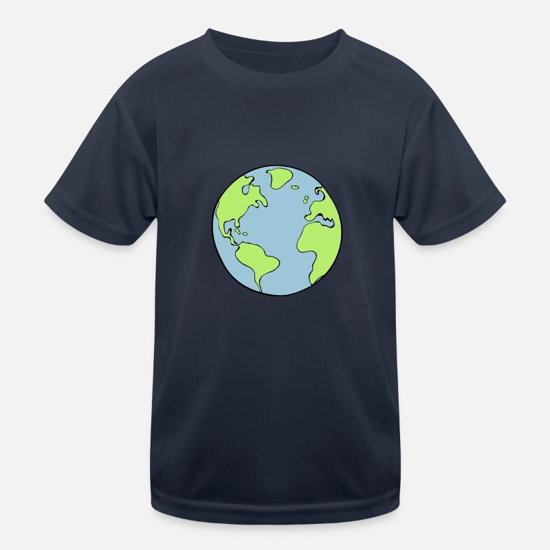 Erde Kinder Funktions-T-Shirt