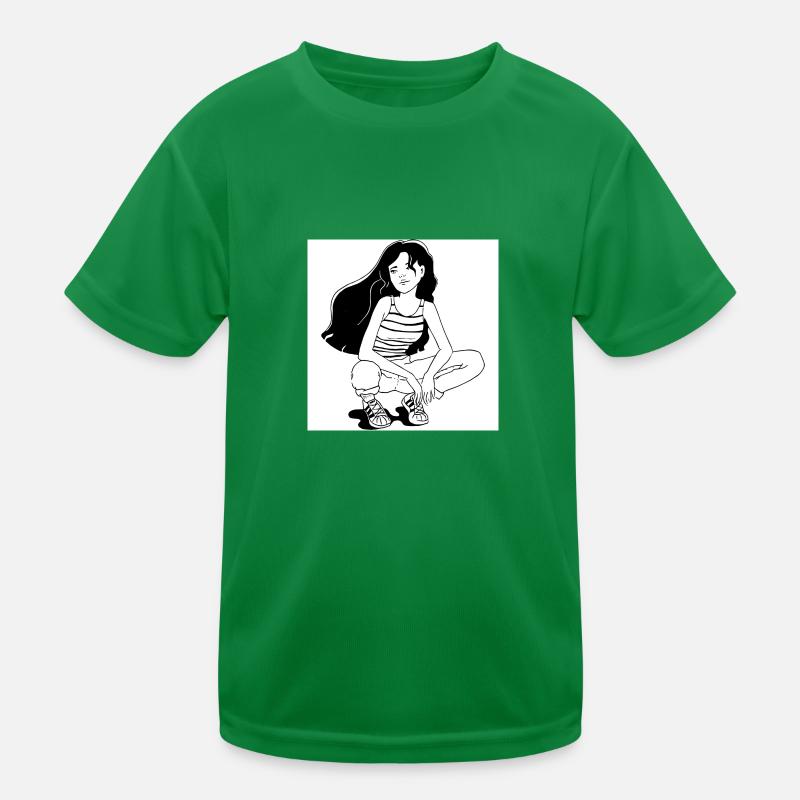 Mode Mädchen Kinder Funktions-T-Shirt