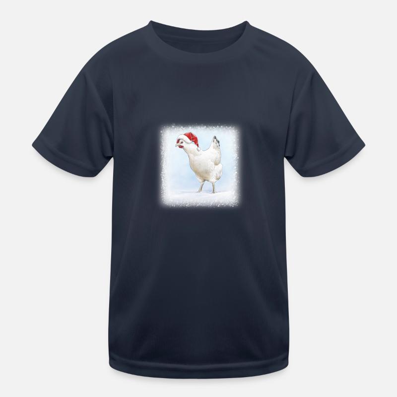 X-Mas Hen Kids Functional T-Shirt