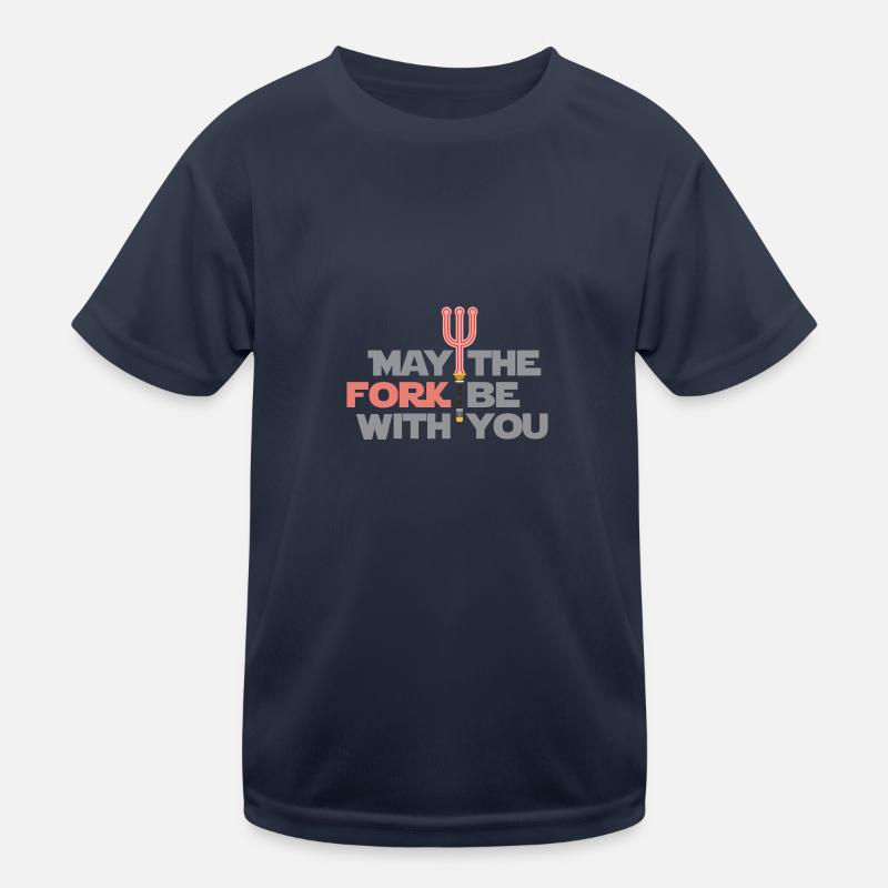 Developer May the Fork Be With You Geschenk idéee T-shirt sport Enfant