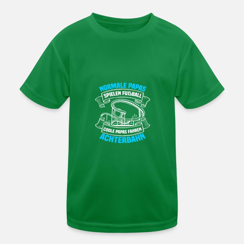 Papa Freizeitpark Rollercoaster Achterbahn Freak Kinder Funktions-T-Shirt