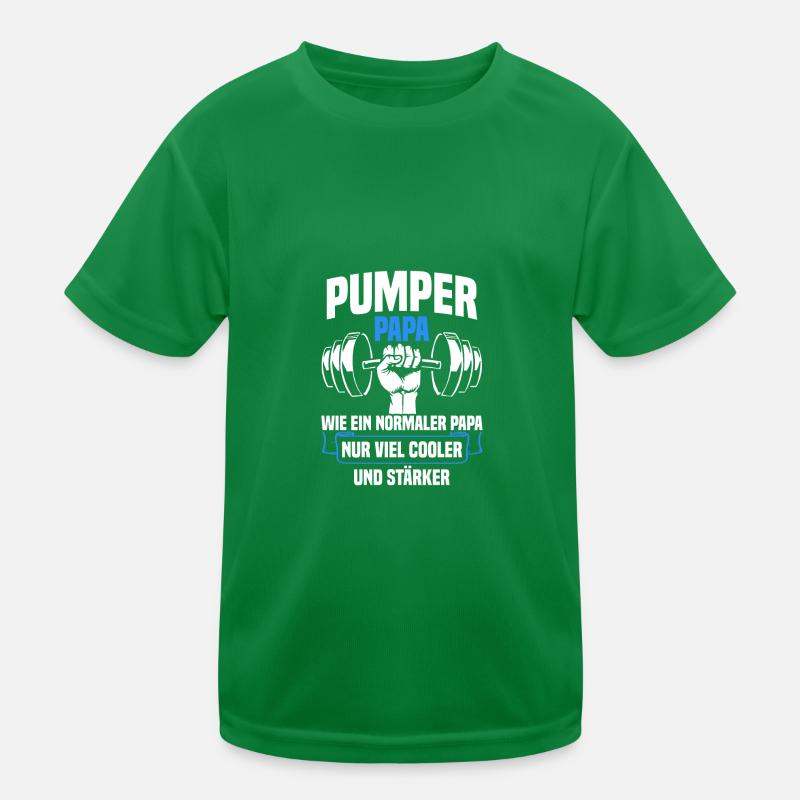 Pumper Papa Musculation Bodybuilder Musculation T-shirt sport Enfant