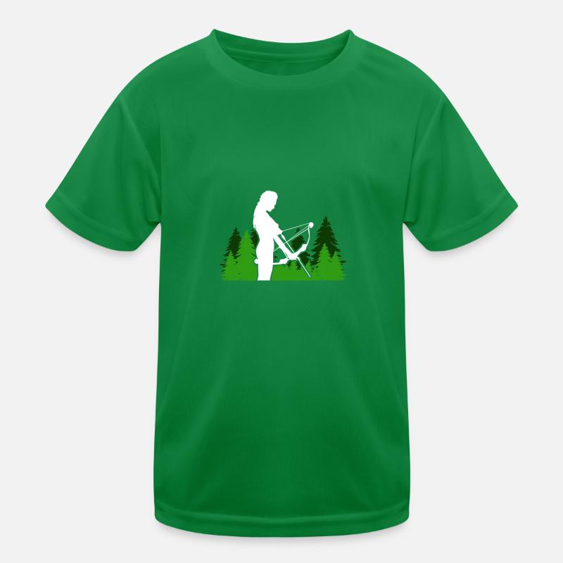 Bow and arrow Archery Archer Kids Functional T-Shirt