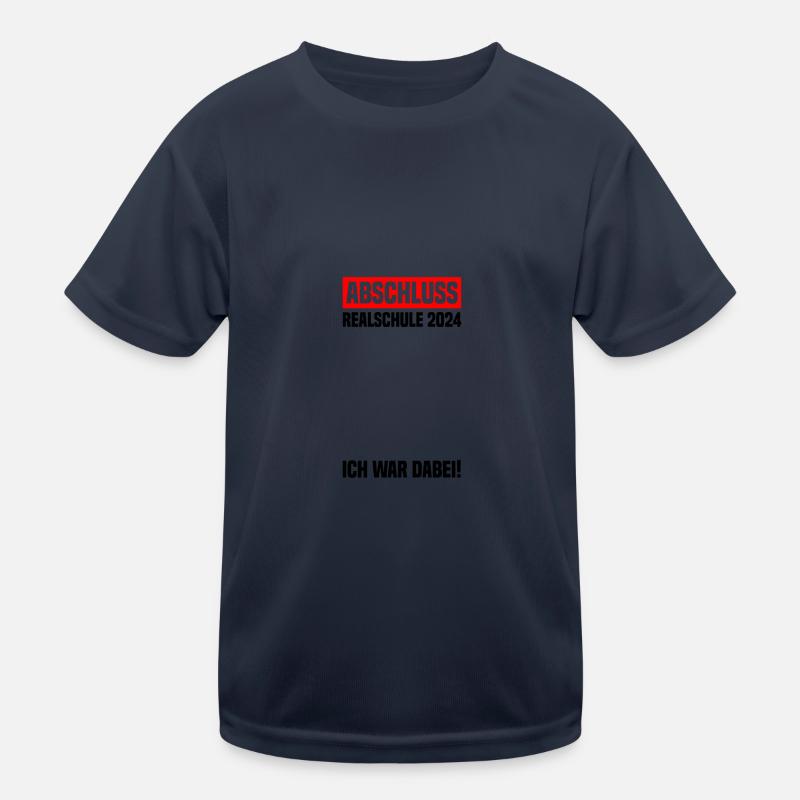 Graduation from secondary school 2024 Secondary school leaving certificate Kids Functional T-Shirt