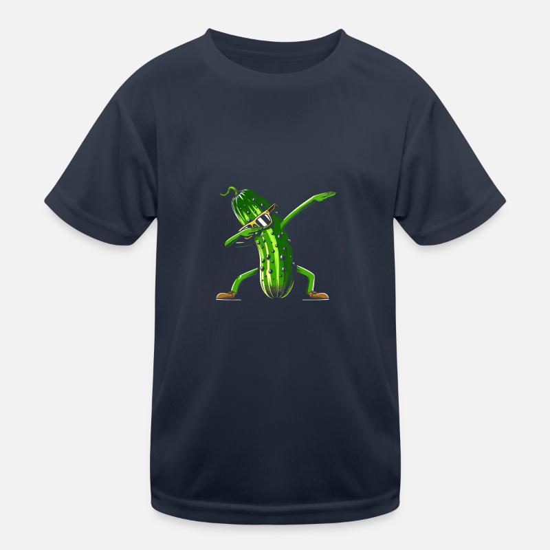 Drôle de concombre dabbing cornichon concombre amateur de concombre T-shirt sport Enfant