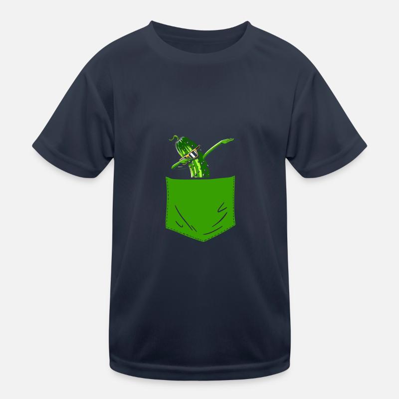Drôle de concombre cornichon amateur de concombre T-shirt sport Enfant