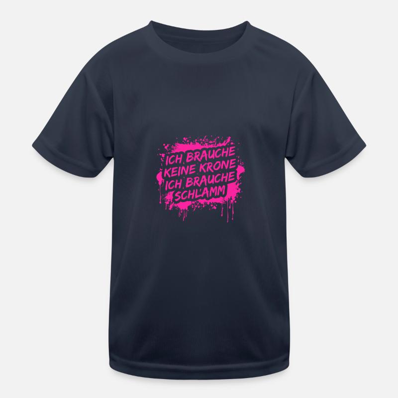 Pas de course boueuse Crown Mud Run T-shirt sport Enfant