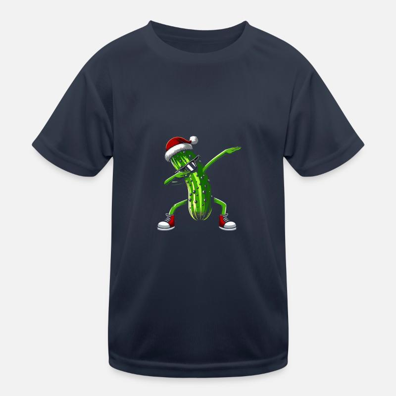 Tamponnage de Noël concombre cornichon amateur de cornichons T-shirt sport Enfant