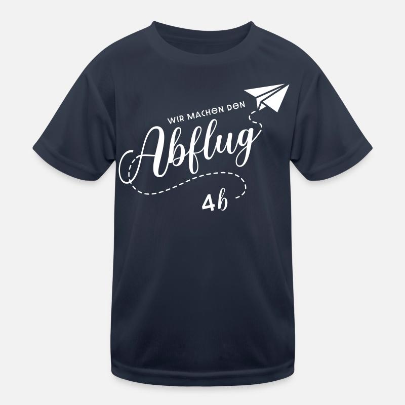 Abschlussklasse 4b Kinder Funktions-T-Shirt