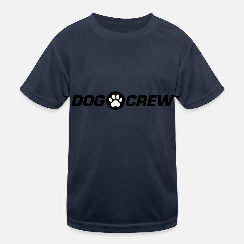 Hunde Crew Hundepfote Kinder Funktions-T-Shirt