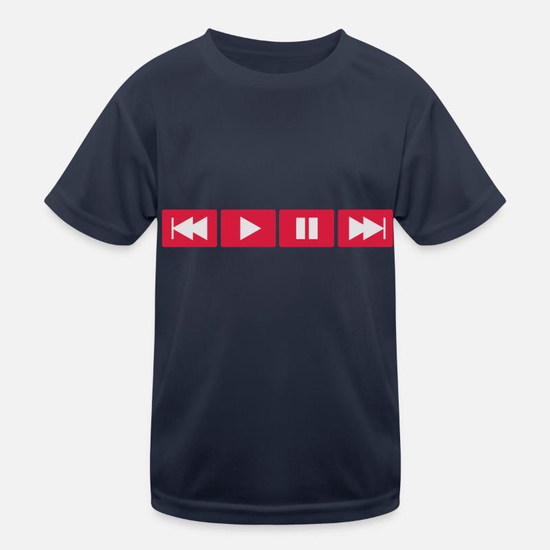 Play Button Kids Functional T-Shirt