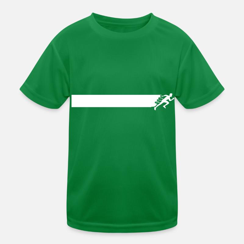 ligne de silhouette en cours d'exécution T-shirt sport Enfant