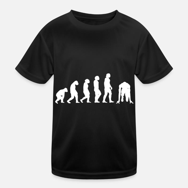 Evolution Leichtathlet Kinder Funktions-T-Shirt