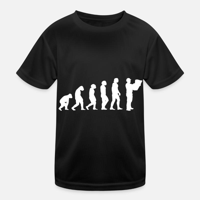 Evolution Bauleiter Kinder Funktions-T-Shirt