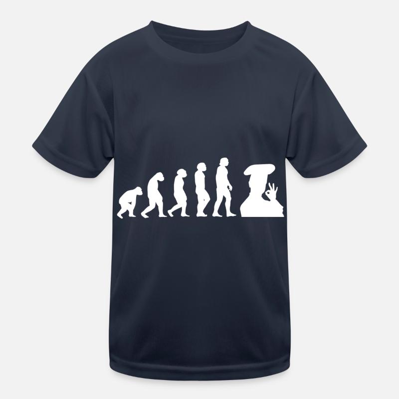Evolution Koch Kinder Funktions-T-Shirt