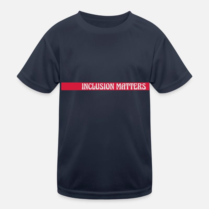 inclusion matters Logo Quote Kids Functional T-Shirt