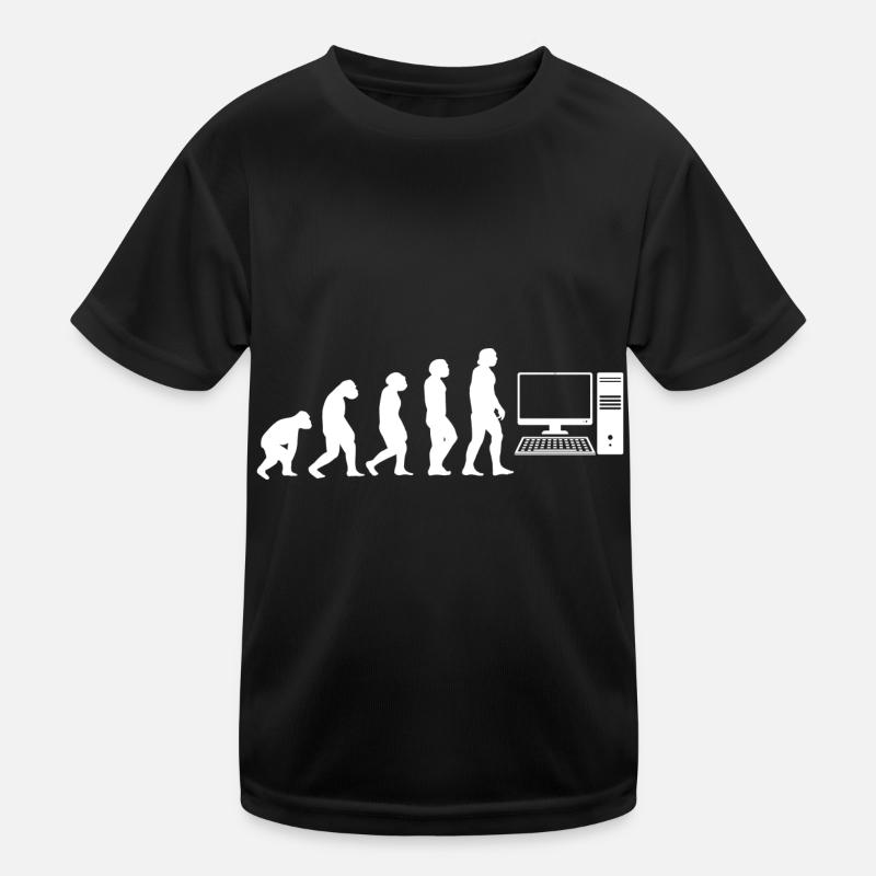 Evolution Programmierer Kinder Funktions-T-Shirt