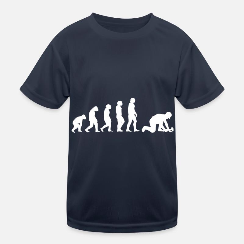 Evolution Pflasterer Kinder Funktions-T-Shirt