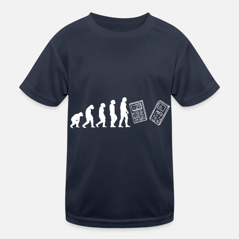Evolution Mathelehrer Kinder Funktions-T-Shirt