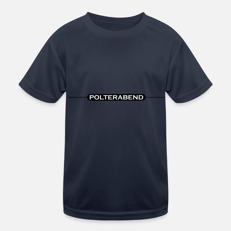 Polterabend Grafik Kinder Funktions-T-Shirt