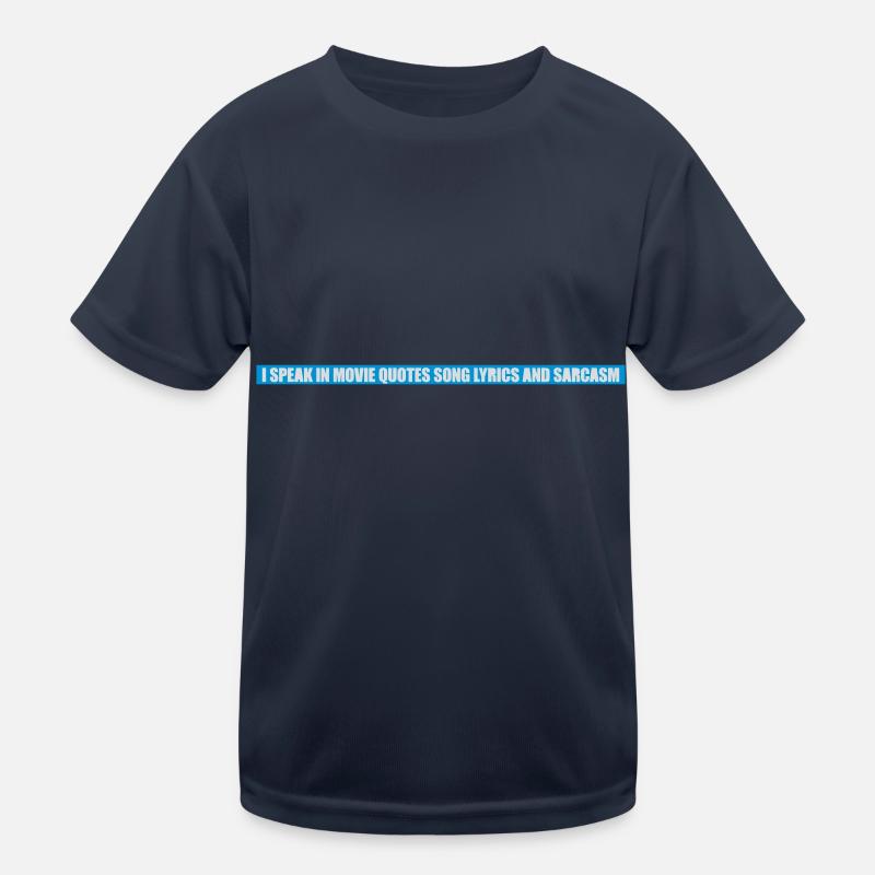 speak lyrics and sarcasm Kids Functional T-Shirt